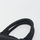PRADA Hand Bag Nylon Black Silver Auth 175740-8