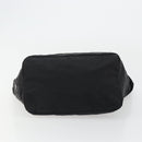 PRADA Hand Bag Nylon Black Silver Auth 175740-5