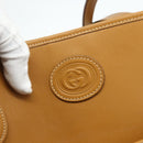 GUCCI Micro GG Supreme Tote Bag PVC Beige Gold Auth 175743-17