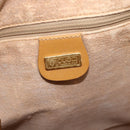 GUCCI Micro GG Supreme Tote Bag PVC Beige Gold Auth 175743-18