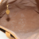 GUCCI Micro GG Supreme Tote Bag PVC Beige Gold Auth 175743-10