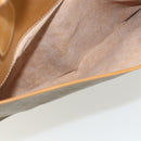 GUCCI Micro GG Supreme Tote Bag PVC Beige Gold Auth 175743-22