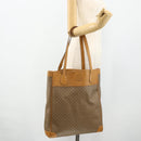 GUCCI Micro GG Supreme Tote Bag PVC Beige Gold Auth 175743-23