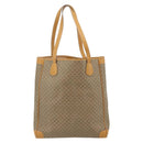 GUCCI Micro GG Supreme Tote Bag PVC Beige Gold Auth 175743-2