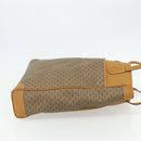GUCCI Micro GG Supreme Tote Bag PVC Beige Gold Auth 175743-4