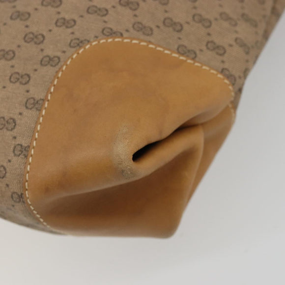 GUCCI Micro GG Supreme Web Sherry Line Bag PVC Beige 002 904 0131 Auth 175744