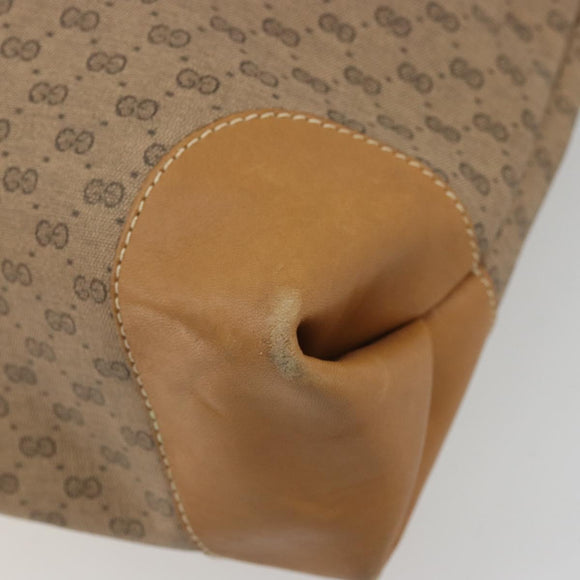 GUCCI Micro GG Supreme Web Sherry Line Bag PVC Beige 002 904 0131 Auth 175744