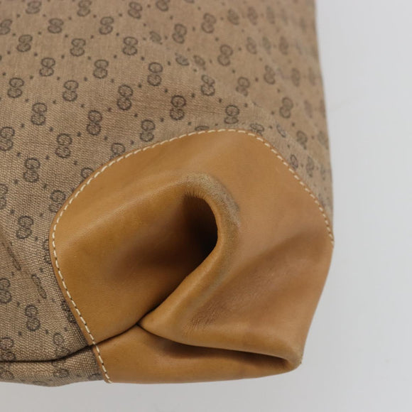 GUCCI Micro GG Supreme Web Sherry Line Bag PVC Beige 002 904 0131 Auth 175744