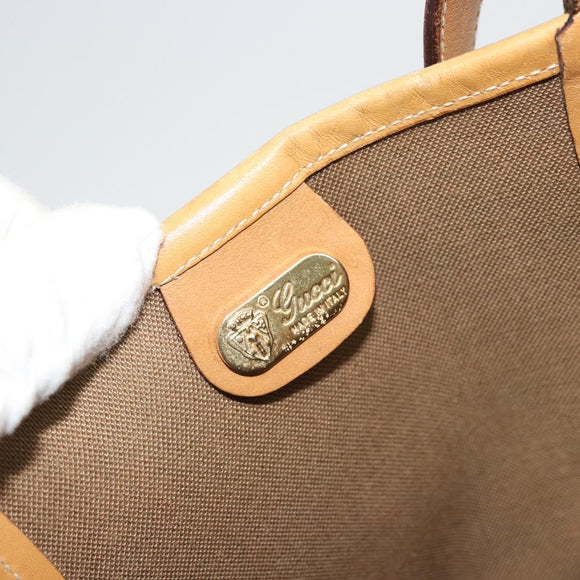 GUCCI Micro GG Supreme Web Sherry Line Bag PVC Beige 002 904 0131 Auth 175744