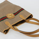 GUCCI Micro GG Supreme Web Sherry Line Bag PVC Beige 002 904 0131 Auth 175744-6