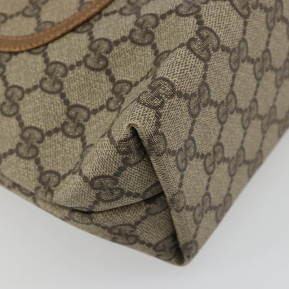 GUCCI GG Supreme Web Sherry Line Bag PVC Beige Red Green 89 02 003 Auth 175745