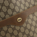 GUCCI GG Supreme Web Sherry Line Bag PVC Beige Red Green 89 02 003 Auth 175745-17