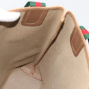 GUCCI GG Supreme Web Sherry Line Bag PVC Beige Red Green 89 02 003 Auth 175745-19