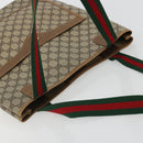 GUCCI GG Supreme Web Sherry Line Bag PVC Beige Red Green 89 02 003 Auth 175745-6