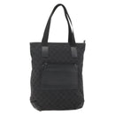 GUCCI GG Canvas Tote Bag Black Silver 28892 Auth 175748-1