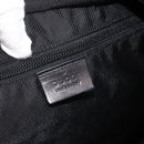 GUCCI GG Canvas Tote Bag Black Silver 28892 Auth 175748-16
