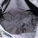 GUCCI GG Canvas Tote Bag Black Silver 28892 Auth 175748-17