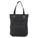 GUCCI GG Canvas Tote Bag Black Silver 28892 Auth 175748-2