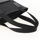 GUCCI GG Canvas Tote Bag Black Silver 28892 Auth 175748-7