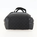 GUCCI GG Canvas Tote Bag Black Silver 28892 Auth 175748-9