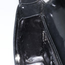 GUCCI Shoulder Bag Patent leather Black Silver 000 1013 0506 Auth 175750-19