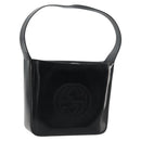 GUCCI Shoulder Bag Patent leather Black Silver 000 1013 0506 Auth 175750-1