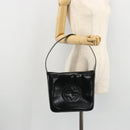 GUCCI Shoulder Bag Patent leather Black Silver 000 1013 0506 Auth 175750-21