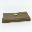 GUCCI GG Supreme Web Sherry Line Bag Leather PVC 3 Set Beige Brown Auth 175753-11