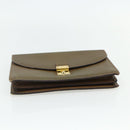 GUCCI GG Supreme Web Sherry Line Bag Leather PVC 3 Set Beige Brown Auth 175753-12