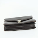 GUCCI GG Supreme Web Sherry Line Bag Leather PVC 3 Set Beige Brown Auth 175753-6