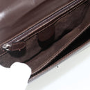 GUCCI GG Supreme Web Sherry Line Bag Leather PVC 3 Set Beige Brown Auth 175753-7