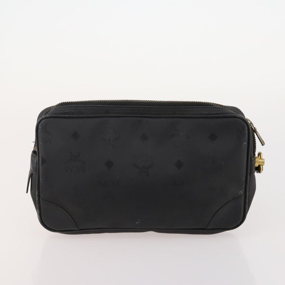 BALLY Celine MCM Macadam Canvas Vicetos Bag Leather 4 Set Black Auth 175754
