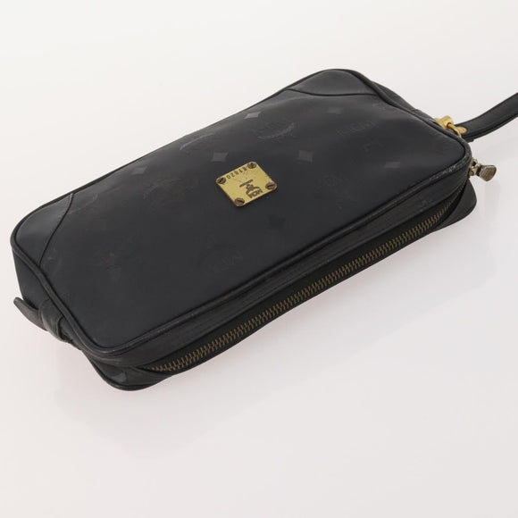 BALLY Celine MCM Macadam Canvas Vicetos Bag Leather 4 Set Black Auth 175754
