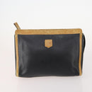 BALLY Celine MCM Macadam Canvas Vicetos Bag Leather 4 Set Black Auth 175754-2