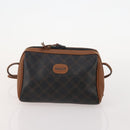 BALLY Celine MCM Macadam Canvas Vicetos Bag Leather 4 Set Black Auth 175754-21