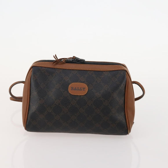 BALLY Celine MCM Macadam Canvas Vicetos Bag Leather 4 Set Black Auth 175754