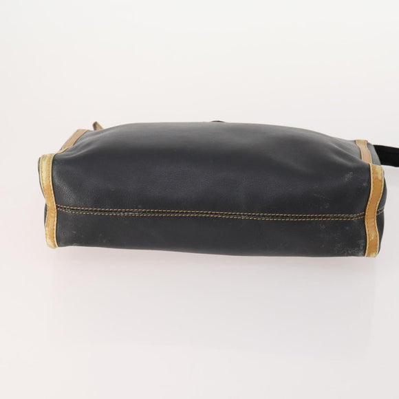BALLY Celine MCM Macadam Canvas Vicetos Bag Leather 4 Set Black Auth 175754