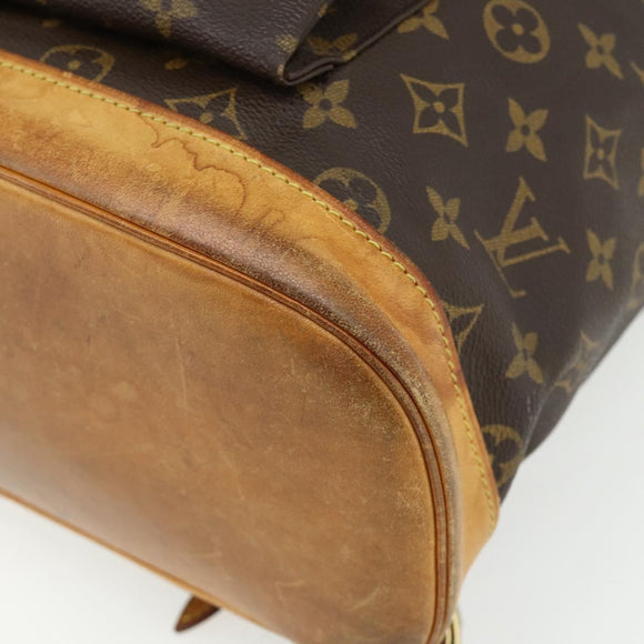 LOUIS VUITTON Monogram Montsouris GM Rucksack M51135 LV Auth 175760