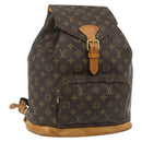 LOUIS VUITTON Monogram Montsouris GM Rucksack M51135 LV Auth 175760-1