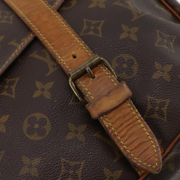 LOUIS VUITTON Monogram Saumur 43 Shoulder Bag M42252 LV Auth 175763