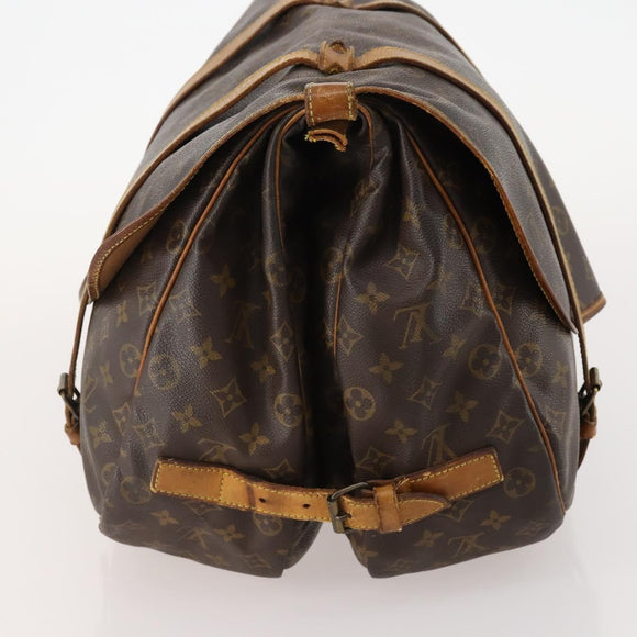 LOUIS VUITTON Monogram Saumur 43 Shoulder Bag M42252 LV Auth 175763