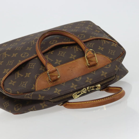 LOUIS VUITTON Monogram Deauville Hand Bag M47270 LV Auth 175766