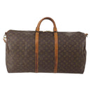 LOUIS VUITTON Monogram Keepall Bandouliere 60 Boston Bag M41412 LV Auth 175768-13