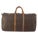 LOUIS VUITTON Monogram Keepall Bandouliere 60 Boston Bag M41412 LV Auth 175768-2