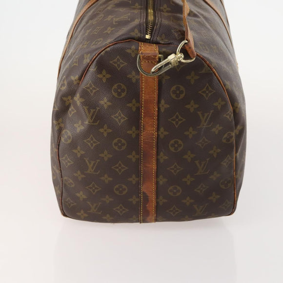 LOUIS VUITTON Monogram Keepall Bandouliere 60 Boston Bag M41412 LV Auth 175768