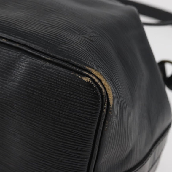 LOUIS VUITTON Epi Petit Noe Shoulder Bag Black M44102 LV Auth 175772
