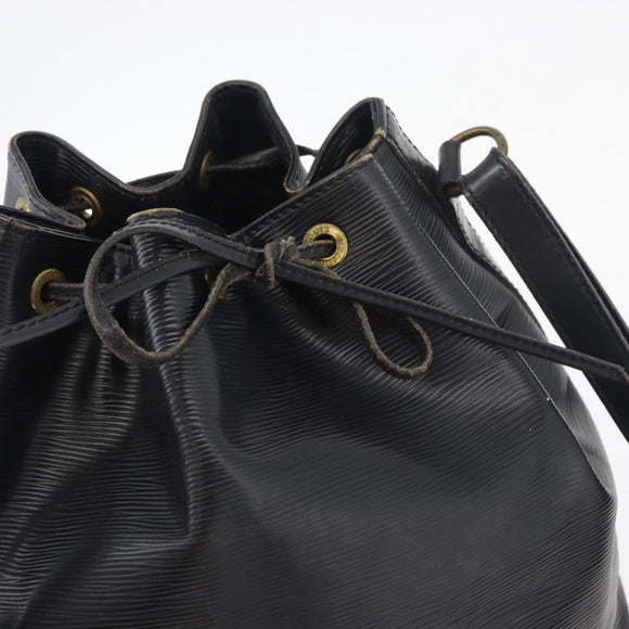 LOUIS VUITTON Epi Petit Noe Shoulder Bag Black M44102 LV Auth 175772