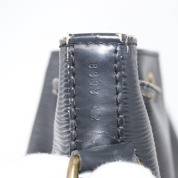 LOUIS VUITTON Epi Petit Noe Shoulder Bag Black M44102 LV Auth 175772