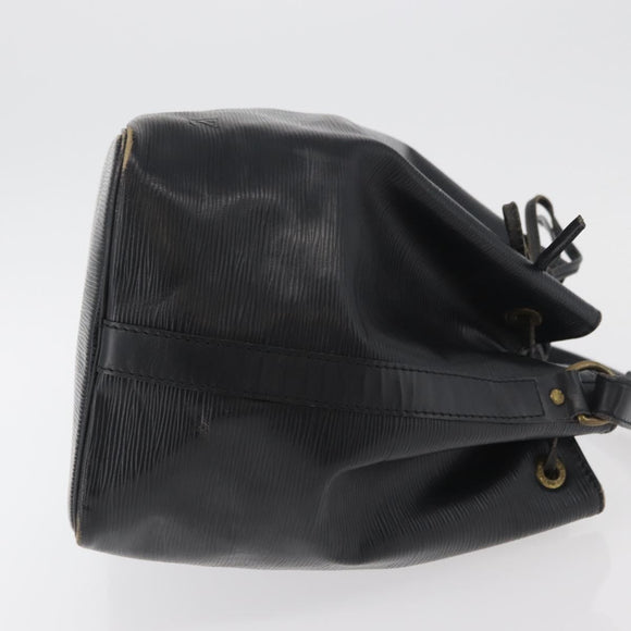 LOUIS VUITTON Epi Petit Noe Shoulder Bag Black M44102 LV Auth 175772