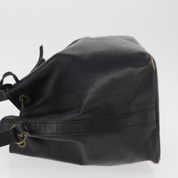 LOUIS VUITTON Epi Petit Noe Shoulder Bag Black M44102 LV Auth 175772